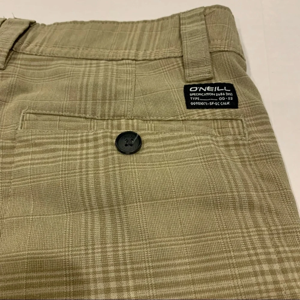 O’NEILL Tan Plaid Shorts